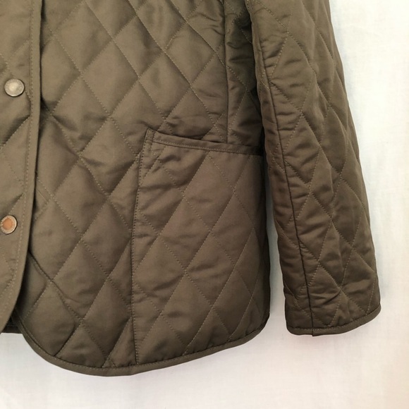 Olive Green Steve & Barry’s Collared Button Down Diamond Pattern Jacket, M - Picture 4 of 13